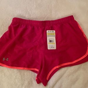 NWT Under Armour Running Shorts (w/ brief)